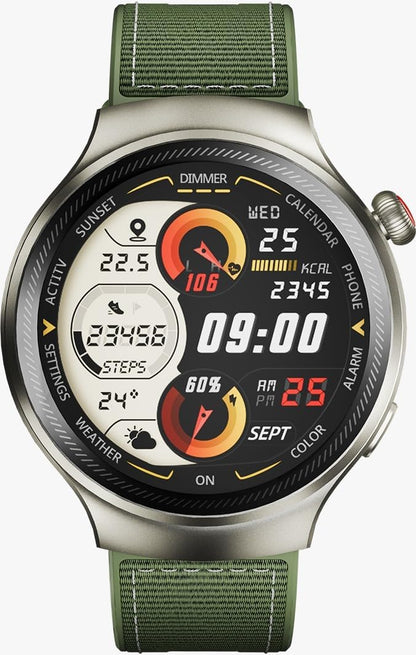 Itel Smartwatch Edge R1 Pro (ISW-O43) designed for fitness enthusiasts, professionals, and adventurers. 1.43-inch AMOLED HD display, 466x466 resolution, IP68,12 Months Warranty - Local Warranty