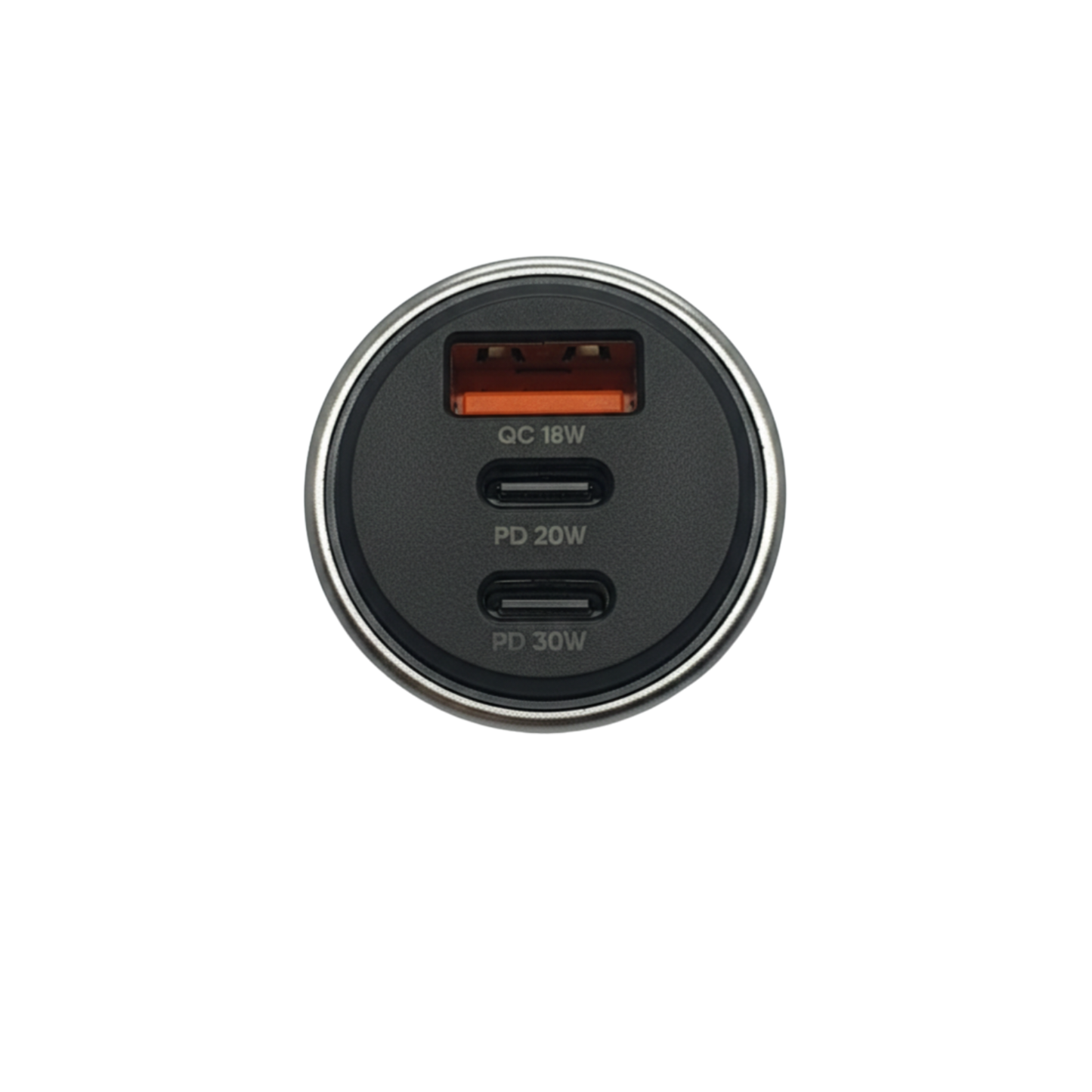 شاحن سيارة جماعي مع 3 منافذ USB شحن سريع PD 30W, PD 20W, QC 18W، موديل: MA-Car02 للهواتف الذكية والأجهزة اللوحية، أسود - ضمان محلي لمدة سنة واحدة