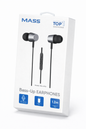Mass Type C Earphones, MA-HF01, In-ear Headphones with Microphone USB C Wired Earphones (Black) for iPhone 17/16 Plus/15 Pro/15 Pro Max Samsung S25/S24/S23 Ultra, S22/S22 Ultra, S21, A07, Redmi Note 15/14 Pro, Oneplus - 1 Year Local Warranty