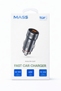 شاحن سيارة سريع من ماس، ثنائي المنفذ PD 30W، QC 18W، شحن سريع موديل: MA-Car01 للهواتف الذكية والأجهزة اللوحية، أسود - ضمان محلي لمدة عام
