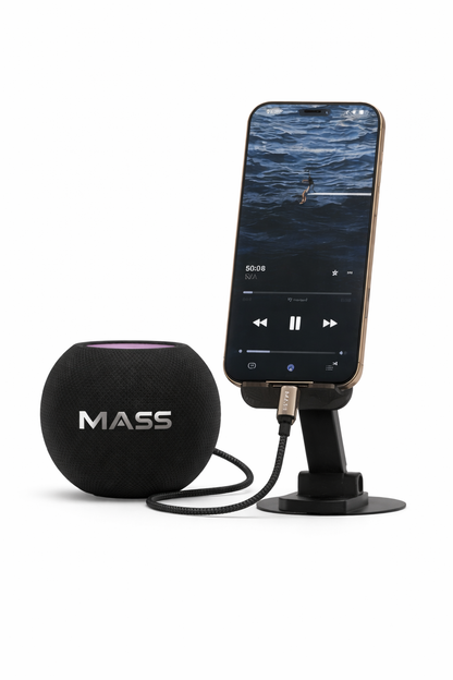 محول قابس سماعة رأس من نوع USB-C رقمي إلى 3.5 ملم ذكر، محول صوت Aux ذكر طراز: MA-AUX01 يناسب الهواتف الذكية المختلفة، مضفر بالنايلون، أسود - ضمان محلي لمدة عام