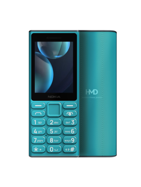 Nokia HMD 108 4G Mobile Phone – Black, Compact Feature Phone with Long-Lasting Battery, Dual SIM & FM Radio - 1 Year Local Warrnty