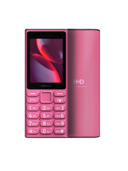 Nokia HMD 108 4G Mobile Phone – Black, Compact Feature Phone with Long-Lasting Battery, Dual SIM & FM Radio - 1 Year Local Warrnty