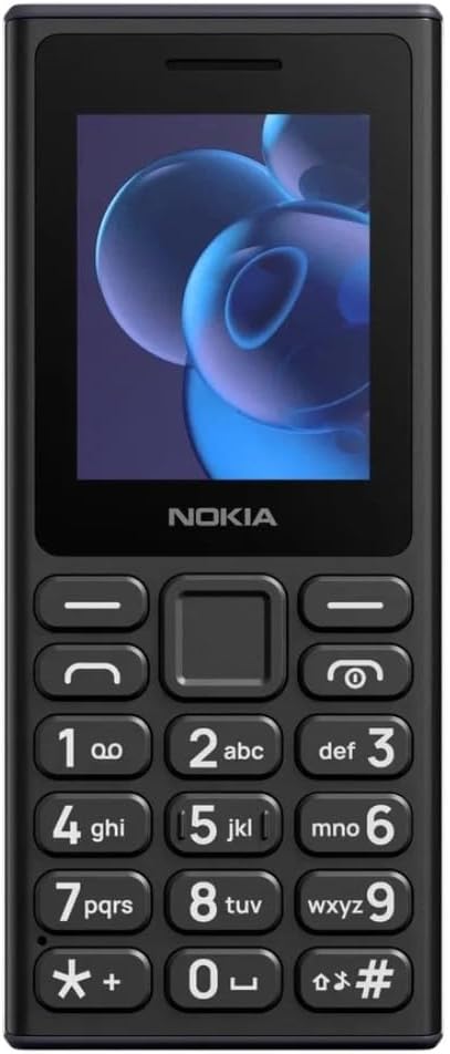 Nokia HMD 125 Power Keypad Phone |Dual SIM, Camera, Long Lasting Battery, Durable Design, Phone Talker, Wireless FM Radio, MP3 Player, MicroSD, 1-Year Local Warranty