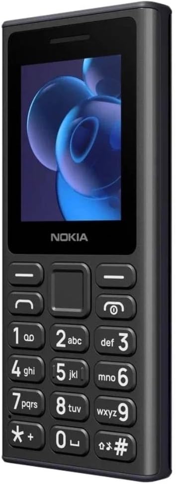 Nokia HMD 125 Power Keypad Phone |Dual SIM, Camera, Long Lasting Battery, Durable Design, Phone Talker, Wireless FM Radio, MP3 Player, MicroSD, 1-Year Local Warranty