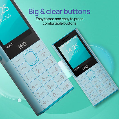 NOKIA HMD 150 Music | Built-in Powerful Loud Speaker & Dedicated Music Buttons | Music Player and Wireless FM Radio | 2500 mAh Battery & Type C Fast Charger | Built-in UPI App with Scan & Pay