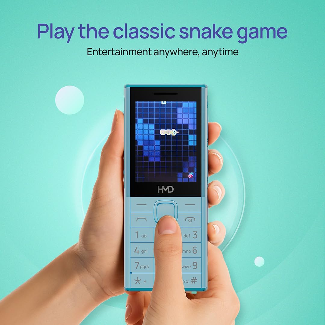 NOKIA HMD 150 Music | Built-in Powerful Loud Speaker & Dedicated Music Buttons | Music Player and Wireless FM Radio | 2500 mAh Battery & Type C Fast Charger | Built-in UPI App with Scan & Pay