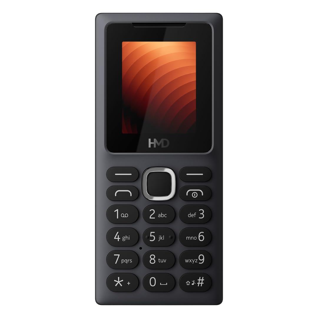 Nokia HMD 100 Keypad Mobile Phone | Dual SIM, Long Lasting Battery, Durable Design, Wireless FM Radio, English Phone Talker, 1-Year Replacement Guarantee