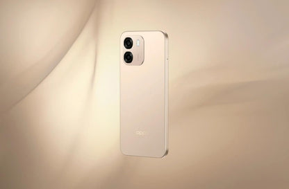 هاتف ذكي OPPO A6 4G بذاكرة 128 جيجابايت و 4 جيجابايت رام، ثنائي الشريحة مفتوح، شاشة HD+ LCD بحجم 6.75 بوصة ومعدل تحديث 120 هرتز، معالج Snapdragon 685، كاميرا مزدوجة 50 ميجابكسل، بطارية تدوم طوال اليوم، ColorOS 15، بصمة إصبع جانبية