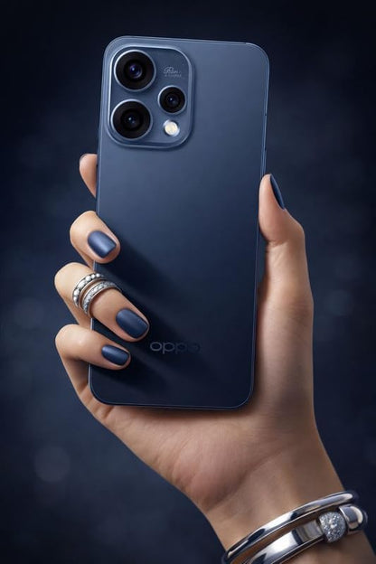 OPPO Reno15 5G 256GB 12GB RAM, Dual SIM, 6.59 Inch AMOLED Display, Snapdragon Processor, 50MP Camera, 6500mAh Battery, 80W Charge, for Photography and Gaming, 1 Year Local Warranty