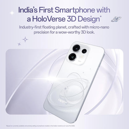 Oppo Reno16 5G (12GB, 256GB) | 50MP 3.5X Telephoto Camera | 4K 60fps HDR Video | AI Remix Collage | Snapdragon 7 Gen 4 | 6700mAh 80W SUPERVOOC | ColorOS 16 | IP69K - 14 Months Local Warranty