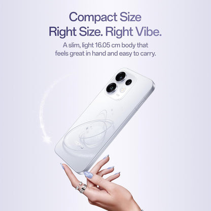 Oppo Reno16 5G (12GB, 256GB) | 50MP 3.5X Telephoto Camera | 4K 60fps HDR Video | AI Remix Collage | Snapdragon 7 Gen 4 | 6700mAh 80W SUPERVOOC | ColorOS 16 | IP69K - 14 Months Local Warranty