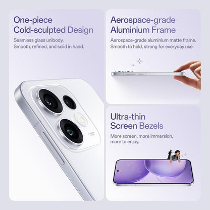 Oppo Reno16 5G (12GB, 256GB) | 50MP 3.5X Telephoto Camera | 4K 60fps HDR Video | AI Remix Collage | Snapdragon 7 Gen 4 | 6700mAh 80W SUPERVOOC | ColorOS 16 | IP69K - 14 Months Local Warranty