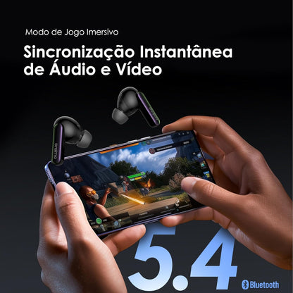Oraimo SpaceBuds Hybrid ANC True Wireless Earbuds OTW-630 Customized Voice Prompt, 40-Hr Long Playtime, Case Input: Type-C, Waterproof: IPX4, Space Grey - 12 Month Warranty