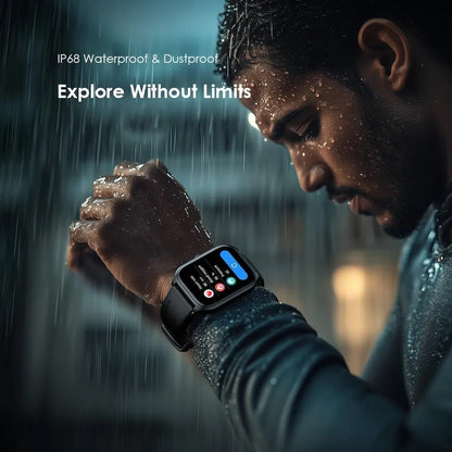 Oraimo Smart Watch 5 Lite OSW-804 2.01 Inch TFT IP68, Normal Usage Time 7 days Standby Time More than 28 days - Black - 12 Months Warranty