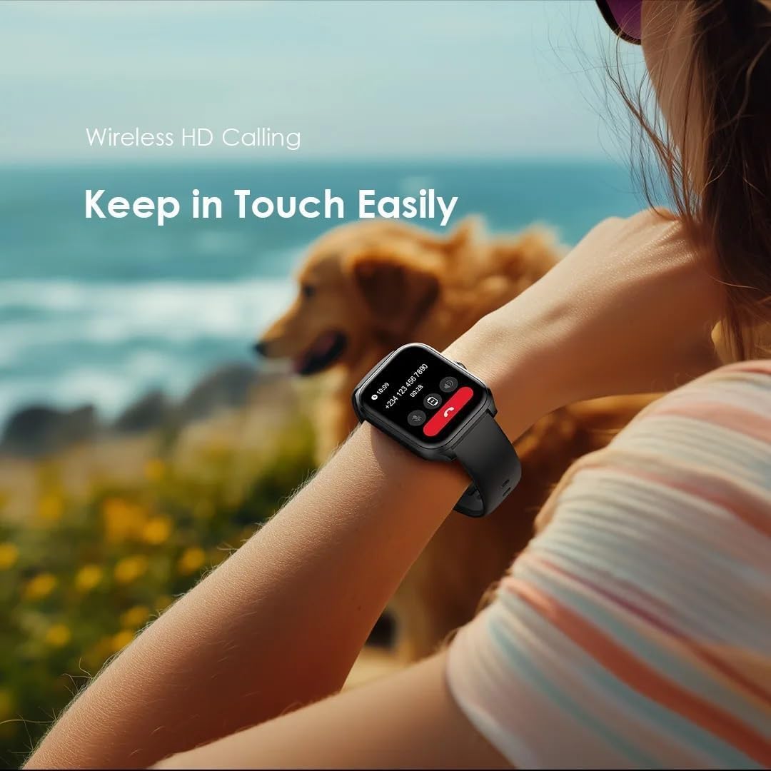 Oraimo Smart Watch 5 Lite OSW-804 2.01 Inch TFT IP68, Normal Usage Time 7 days Standby Time More than 28 days - Black - 12 Months Warranty