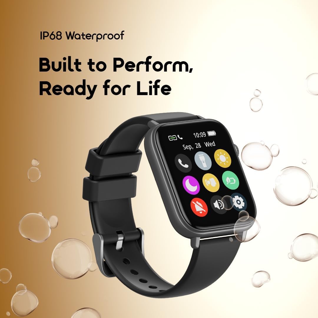 Oraimo Smart Watch 6N OSW-8000N – 1.83" Large Display, Bluetooth Call, Heart Rate & SpO2 Monitor, Multiple Sports Modes, Long Battery Life