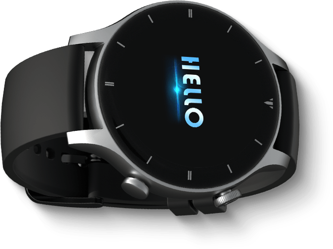 G-TiDE Smart Watch, Answer/Make Call, 300mAh Big Battery, VC52 Heart Rate Blood Oxygen , for Android/iOS, IP68 Waterproof.