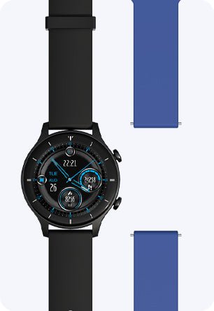 G-TiDE Smart Watch, Answer/Make Call, 300mAh Big Battery, VC52 Heart Rate Blood Oxygen , for Android/iOS, IP68 Waterproof.