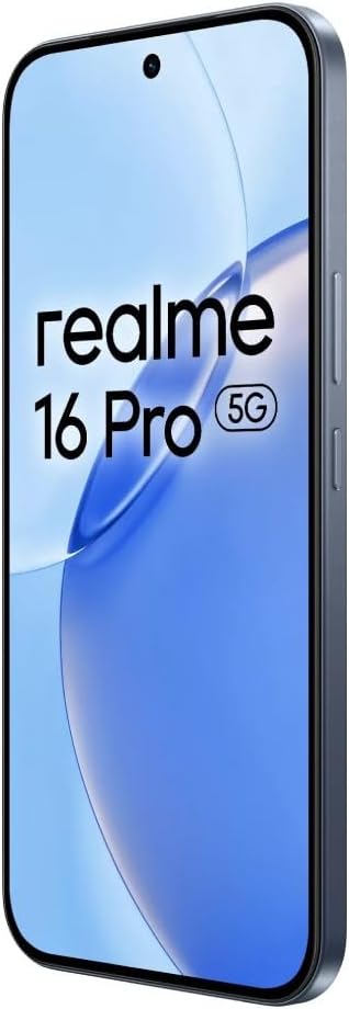 Realme 16 Pro 5G Unlocked Smartphone 12+256GB, 144Hz AMOLED Display, 7000mAh Battery, 80W SuperVOOC, 50+200MP Camera, MediaTek Dimensity 7300 Max 5G Chipset, IP69