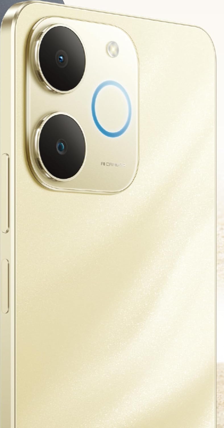 Realme Note70 AI Phone, 128GB Storage, 4GB RAM, Beach Gold, Android Smartphone, 50MP Dual Camera, 5000mAh Battery -1 year official warranty