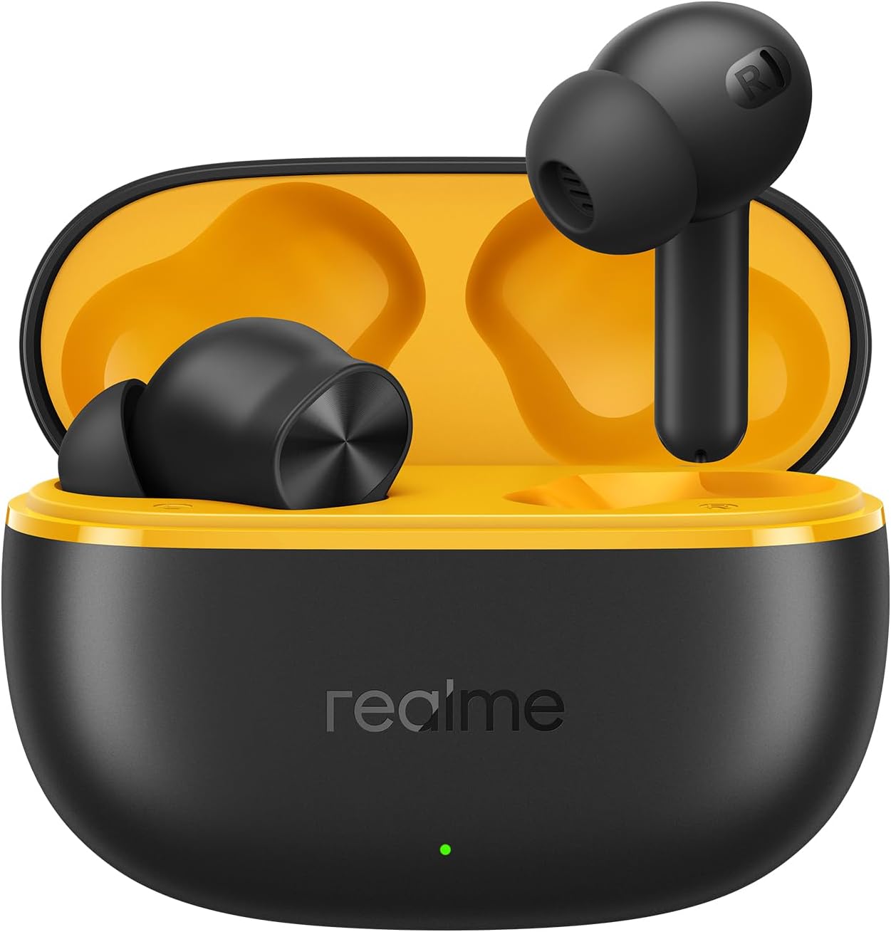 Realme Buds T200 Lite Bluetooth in Ear Earbuds, 4 Mic, AI ENC for Chamadas, 48 Hours of playback Total com carregamento rápido e jogos de baixa latência TWS