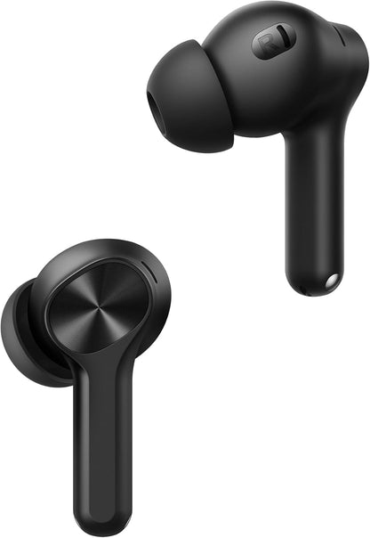 Realme Buds T200 Lite Bluetooth in Ear Earbuds, 4 Mic, AI ENC for Chamadas, 48 Hours of playback Total com carregamento rápido e jogos de baixa latência TWS