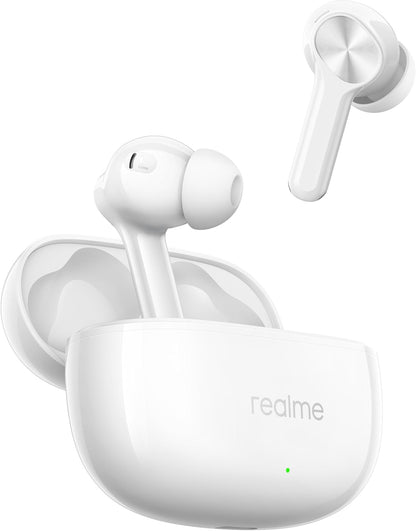 Realme Buds T200x TWS Earbuds with Mic | 12.4mm Bass Drivers | 25dB ANC | 48H Playback | Bluetooth 5.4 | 45ms Low Latency | IP55 Rated | Dual Device Connect | Google Fast Pair.