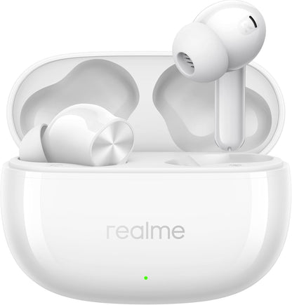 Realme Buds T200x TWS Earbuds with Mic | 12.4mm Bass Drivers | 25dB ANC | 48H Playback | Bluetooth 5.4 | 45ms Low Latency | IP55 Rated | Dual Device Connect | Google Fast Pair.