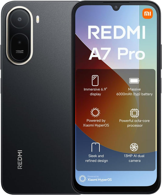 Xiaomi Redmi A7 Pro Smartphone 4G, Battery 6000mAh Octa-Core Processor, 13MP AI Dual Camera, 6.9" 120Hz Display, Mist Blue| 18 Month manufacturer warranty