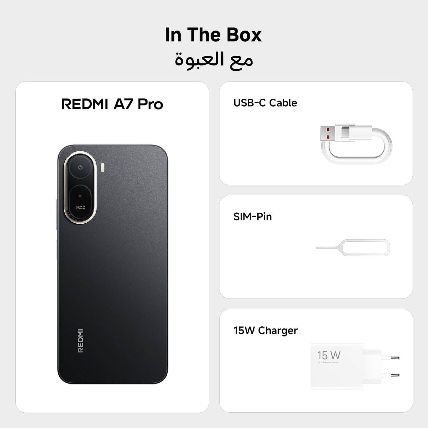 Xiaomi Redmi A7 Pro Smartphone 4G, Battery 6000mAh Octa-Core Processor, 13MP AI Dual Camera, 6.9" 120Hz Display, Mist Blue| 18 Month manufacturer warranty