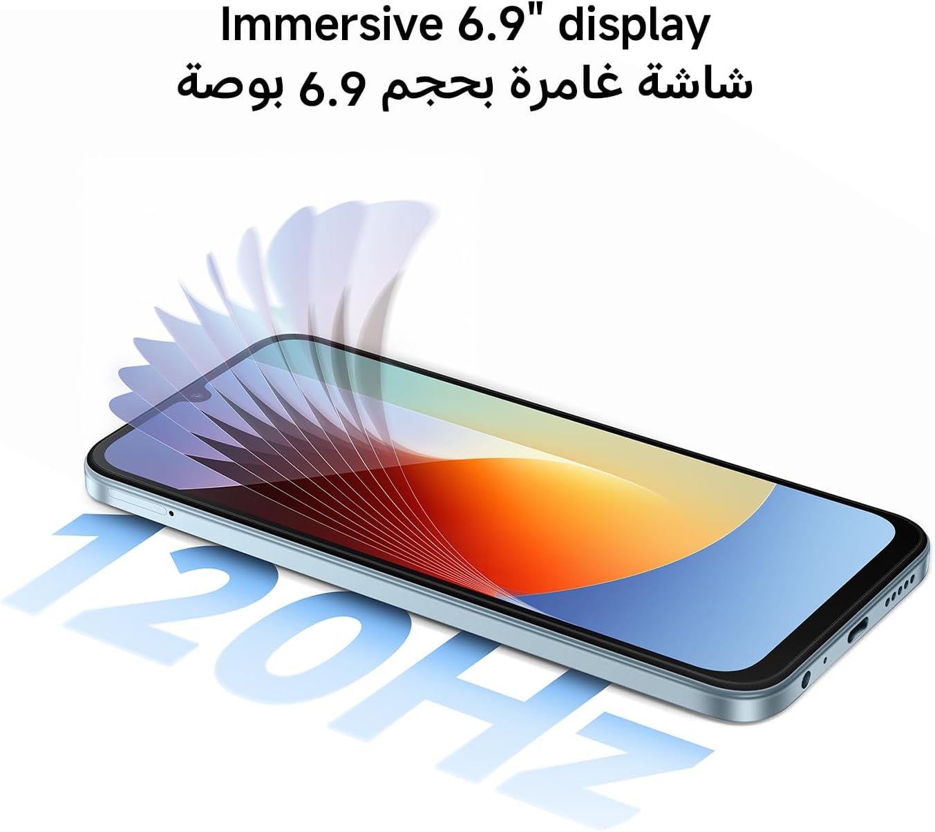 Xiaomi Redmi A7 Pro Smartphone 4G, Battery 6000mAh Octa-Core Processor, 13MP AI Dual Camera, 6.9" 120Hz Display, Mist Blue| 18 Month manufacturer warranty