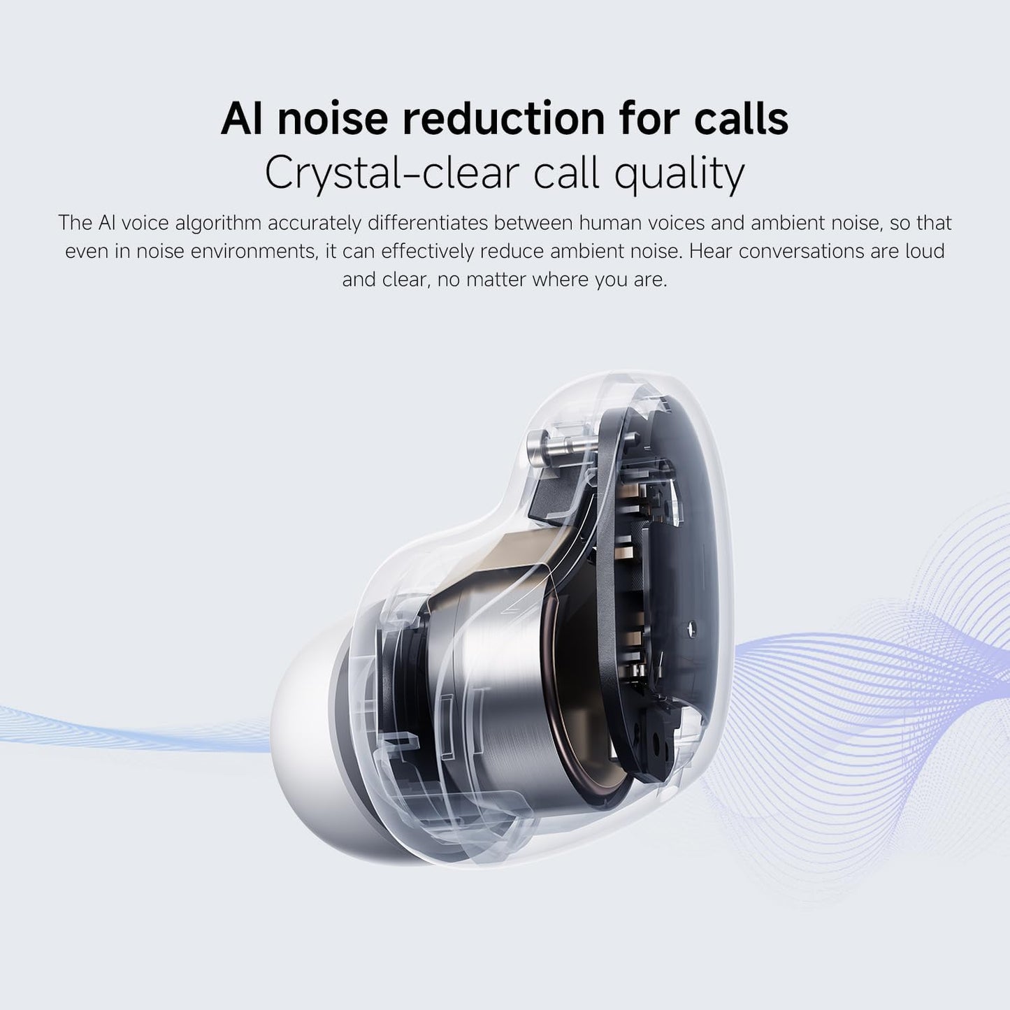 Xiaomi Wireless Earphones, Redmi buds 6 Play, 36 Hours Playtime, AI Call Noise Reduction, Ultra Lightweight, Compatible with Google Fast Pair, Fast Charging, Black |6 month manufacturer warranty