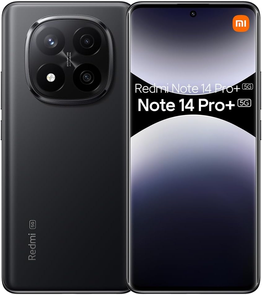 Xiaomi Redmi Note 14 Pro+ 5G Smartphone, Blue, 200MP Professional AI Camera, 5500mAh Battery, 32MP Selfie Camera, AI Functions | 1 year manufacturer warranty