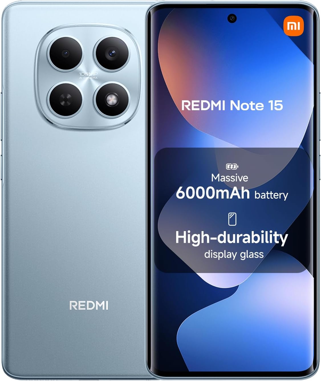 XIAOMI Redmi Note 15 4G Smartphone – Ultra-thin design, IP64 water protection, 108 MP camera, 6.77" FHD+ display, Black,18 Months Local Warranty