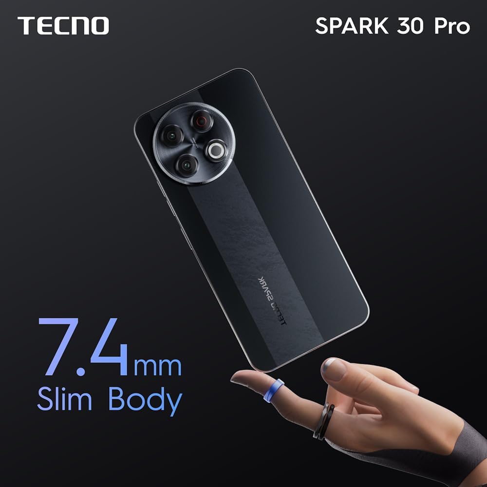 Tecno Spark 30 Pro 8GB+8GB 256GB, 6.8" 120Hz Paper-Like Display, AI Features, 5010mAh Battery 1 Year Local Warranty