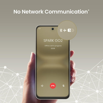 TECNO Spark GO 2 (3GB+64GB) | Segment 1st IP64 SGS Certified | Segment's 1st AI with Indian Languages | Segment's 1st No Network Communications* | 120Hz Display | 5000mAh Battery