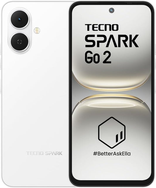 TECNO Spark GO 2 (4GB+128GB) | Segment 1st IP64 SGS Certified | Segment's 1st AI with Indian Languages | Segment's 1st No Network Communications* | 120Hz Display | 5000mAh Battery