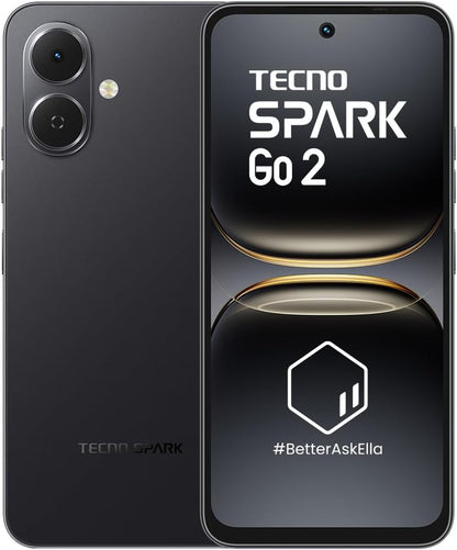 TECNO Spark GO 2 (3GB+64GB) | Segment 1st IP64 SGS Certified | Segment's 1st AI with Indian Languages | Segment's 1st No Network Communications* | 120Hz Display | 5000mAh Battery