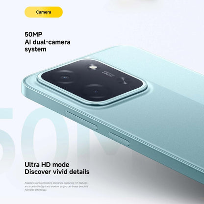 XIAOMI Poco C85, Smartphone 8+256GB, 6.9" 120Hz Display 7.99mm Design, MediaTek Helio G81-Ultra Octa-Core, 50MP AI Dual Camera, 6000mAh, Charger Included, 18 Months Local Warranty