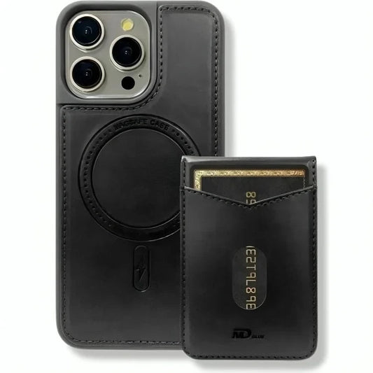 ddu-leather-magnetic-phone-cover-with-detachable-card-holder-for-iphone-451759 - سوق ستور Souq Store 