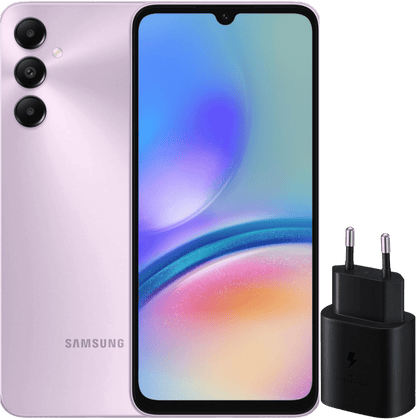 Galaxy A05s Dual SIM Black 4G LTE - Middle East Version + Original Samsung Adapter