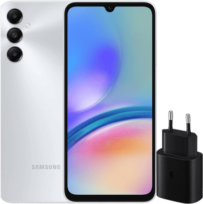 Galaxy A05s Dual SIM Black 4G LTE - Middle East Version + Original Samsung Adapter