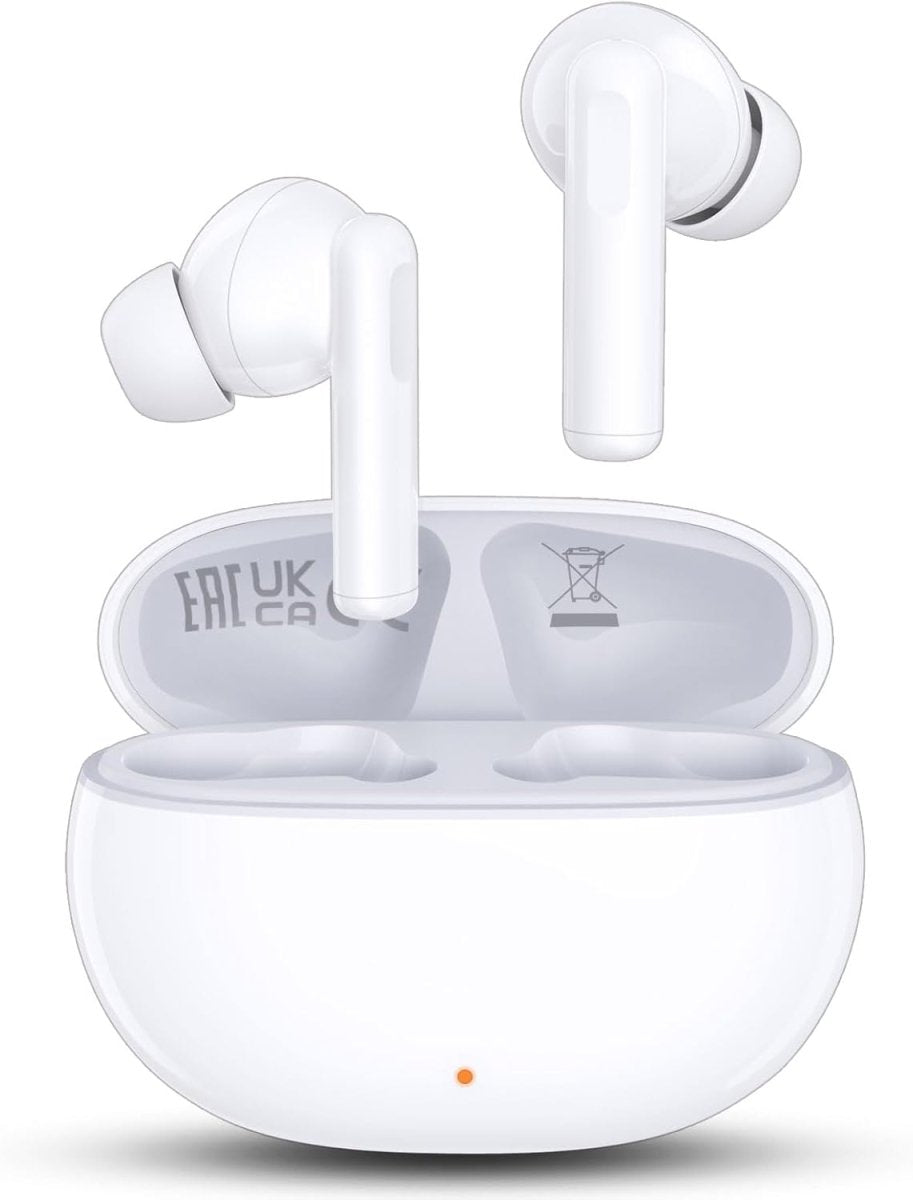 HONOR CHOICE X7i Hybrid Active Noise Cancelling Earbuds with 45dB,Waterproof Wireless Bluetooth Ear Buds,in - Ear Earphones with AI Clear Call Mics,40H Playtime,Bass Stereo for iPhone,Android,Pad - White