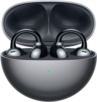 HUAWEI FreeClip Wireless Bluetooth Earphones, Futuristic Aesthetic Design, Feather - like Wearing, Open - ear Listening, Long Battery Life, iOS and Android, IP54 Water - and Dust - resistant, Black