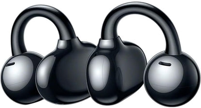 HUAWEI FreeClip Wireless Bluetooth Earphones, Futuristic Aesthetic Design, Feather - like Wearing, Open - ear Listening, Long Battery Life, iOS and Android, IP54 Water - and Dust - resistant, Black