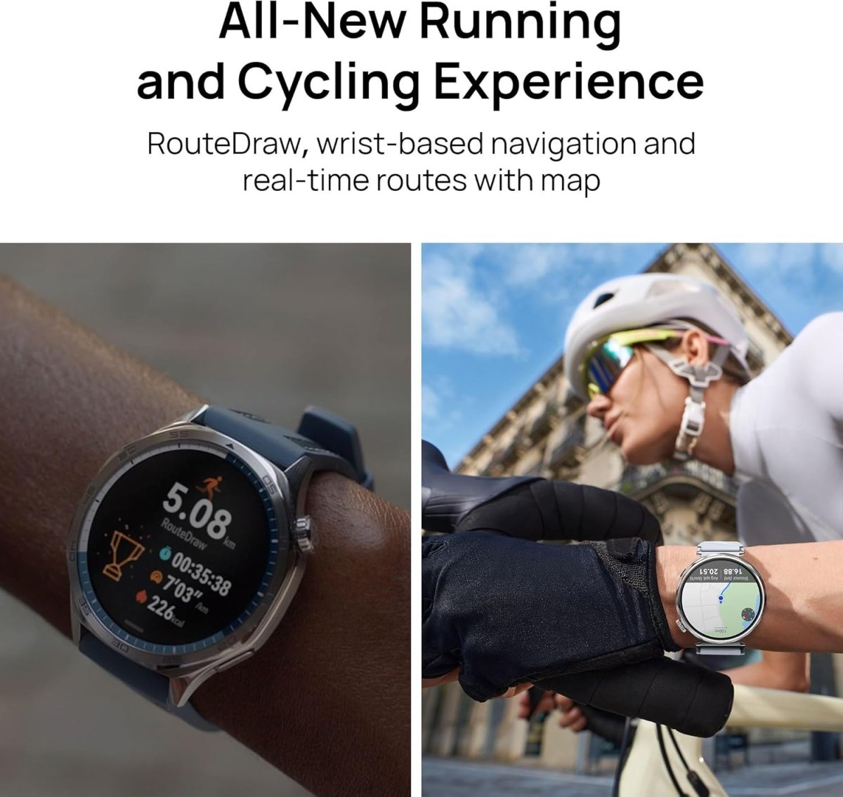 HUAWEI Watch GT 5 Smartwatch, 46mm AMOLED Display, Advanced Health & Fitness Tracking, Long Battery Life, Brown Composite Leather Strap