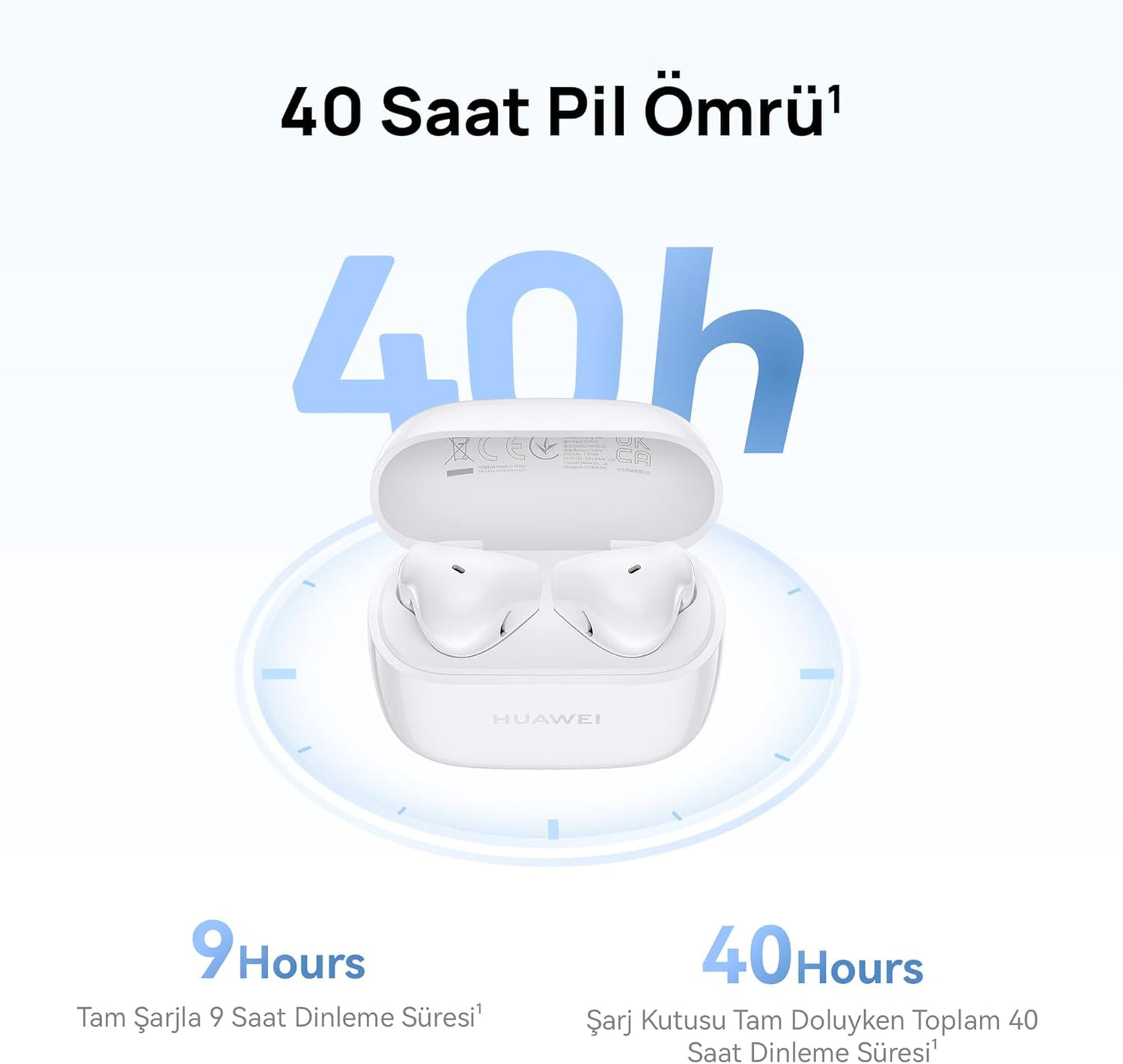 HUAWEI FreeBuds SE 2 Wireless Headphones, Up to 40 Hours Battery Life, Lightweight and Comfortable, Balanced Sound, Waterproof, Local Warranty