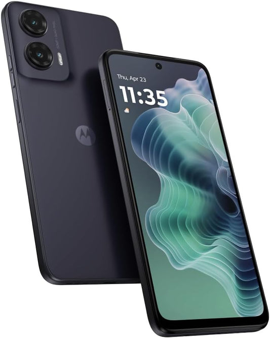 Motorola Moto g35 5G 8GB RAM 256GB UFS 2.2 Android 14 LCD Smartphone, Midnight Black (Pack include charger and cover) 2 Years Warranty