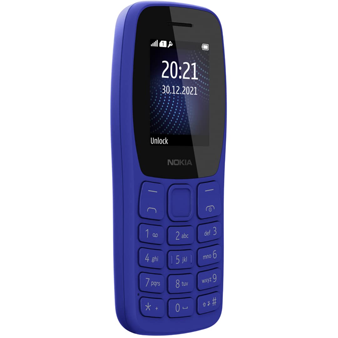 Nokia 105 Classic | Single Sim Keypad Phone with Built - in UPI Payments, Long - Lasting Battery, Wireless FM Radio, Charger in - Box